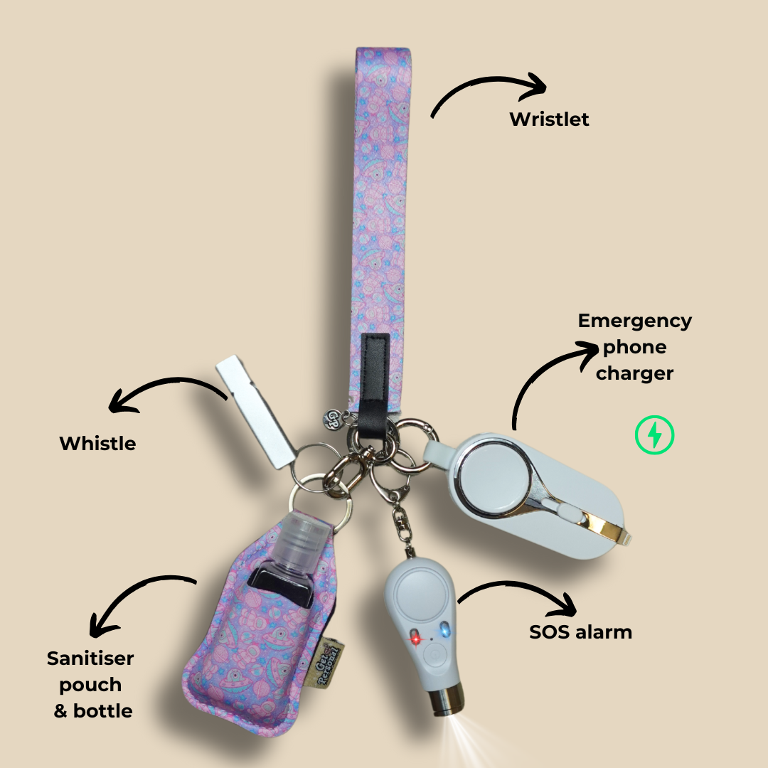Galaxy Guard Night-Time Children's UK Legal Safety Keychain Kits