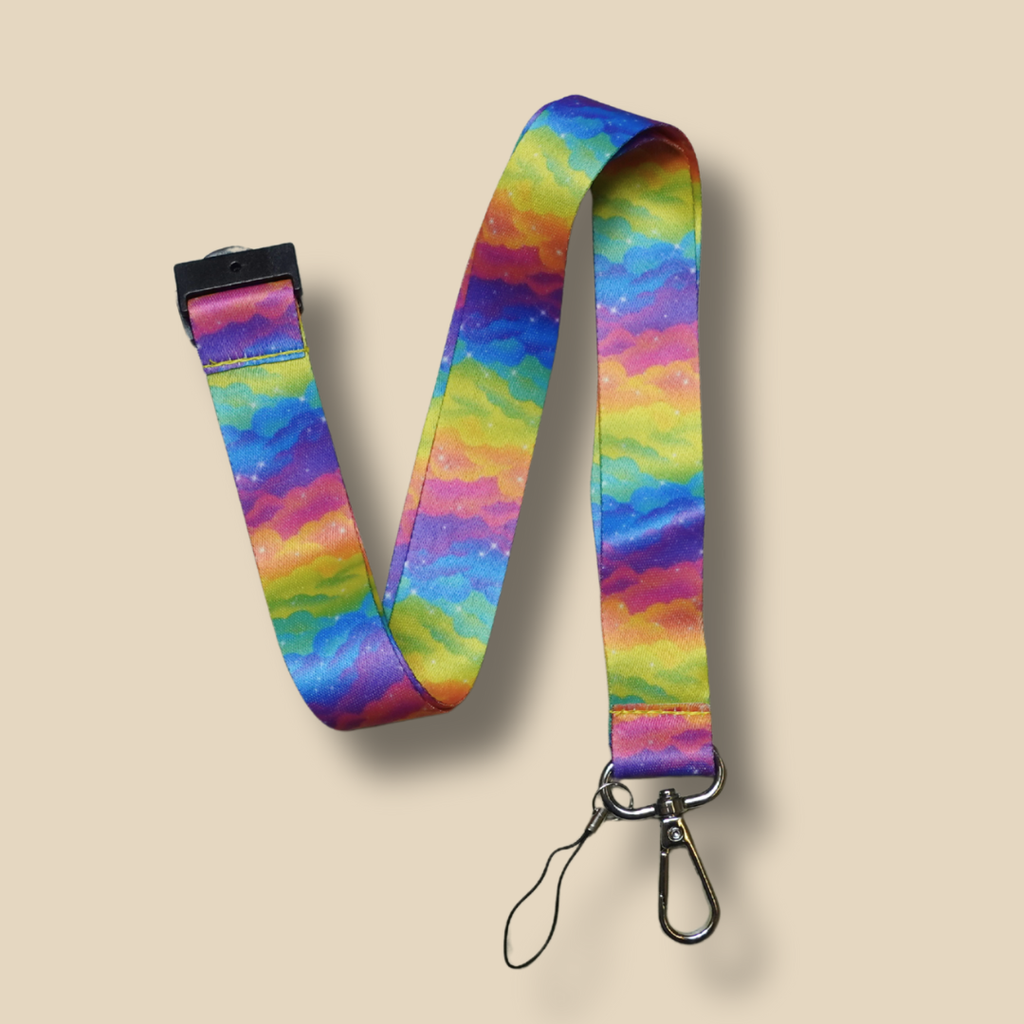 Satin Lanyard With Plastic Breakaway clip