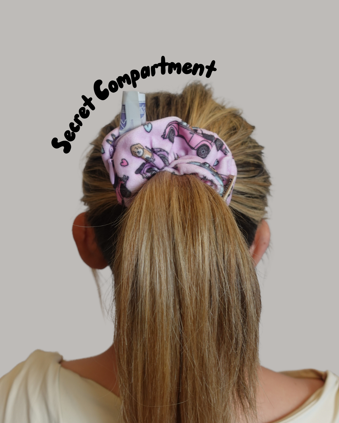 Pick Up Pup Zip Safety Scrunchie