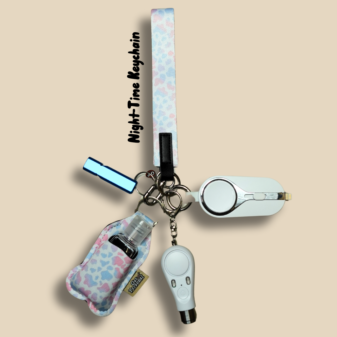 Multi-Moo Night-Time Children's UK Legal Safety Keychain Kits