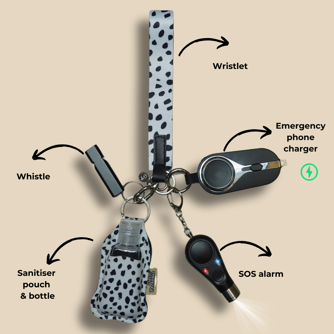 Dalmation Night-Time Children's UK Legal Safety Keychain Kits