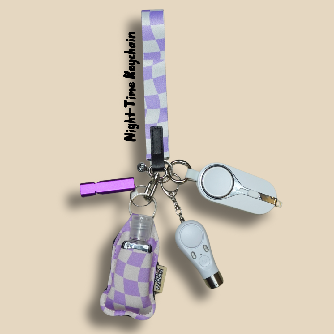 Groovy Check Night-Time Children's UK Legal Safety Keychain Kits