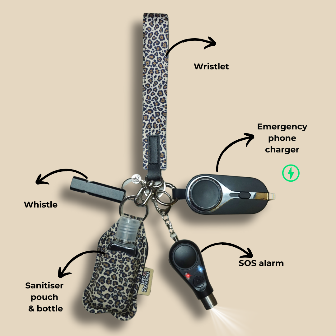 Fierce & fearless Night-Time Children's UK Legal Safety Keychain Kits