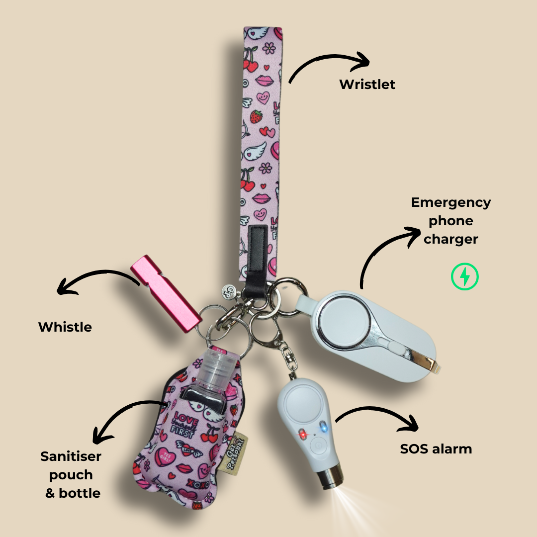 Self-love Club Night-Time Children's UK Legal Safety Keychain Kits