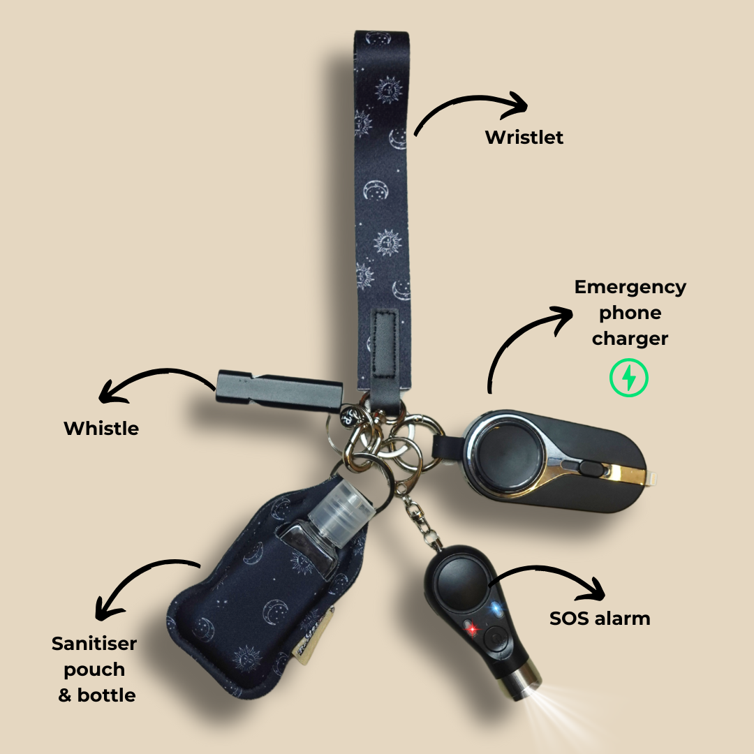 Celestrial Night-Time Children's UK Legal Safety Keychain Kits