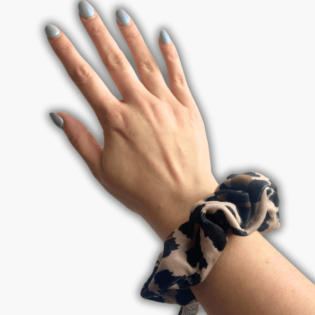 Fierce & fearless Zip Safety Scrunchie