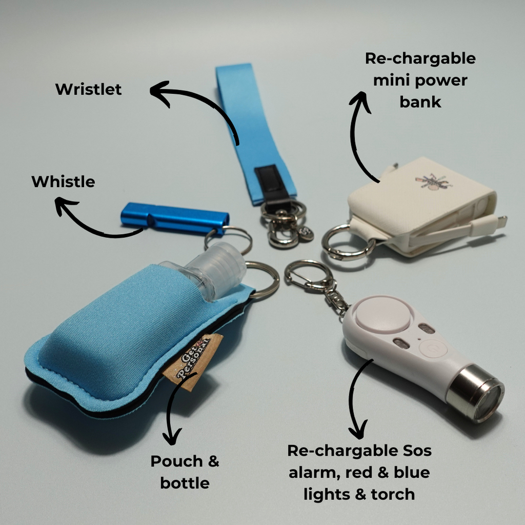 Night-Time Safety Keychain Set | Personal Safety Essentials for Everyday Protection