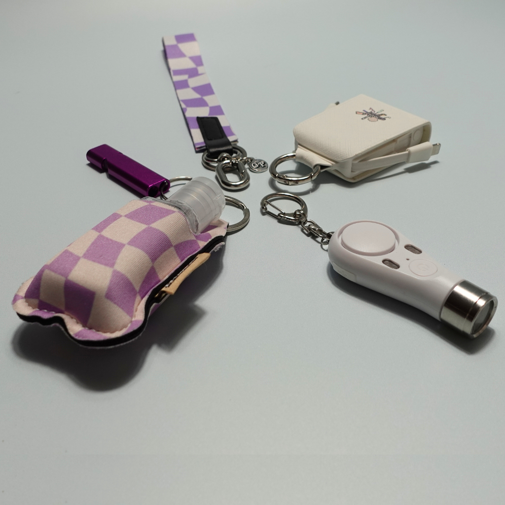 Night-Time Safety Keychain Set | Personal Safety Essentials for Everyday Protection