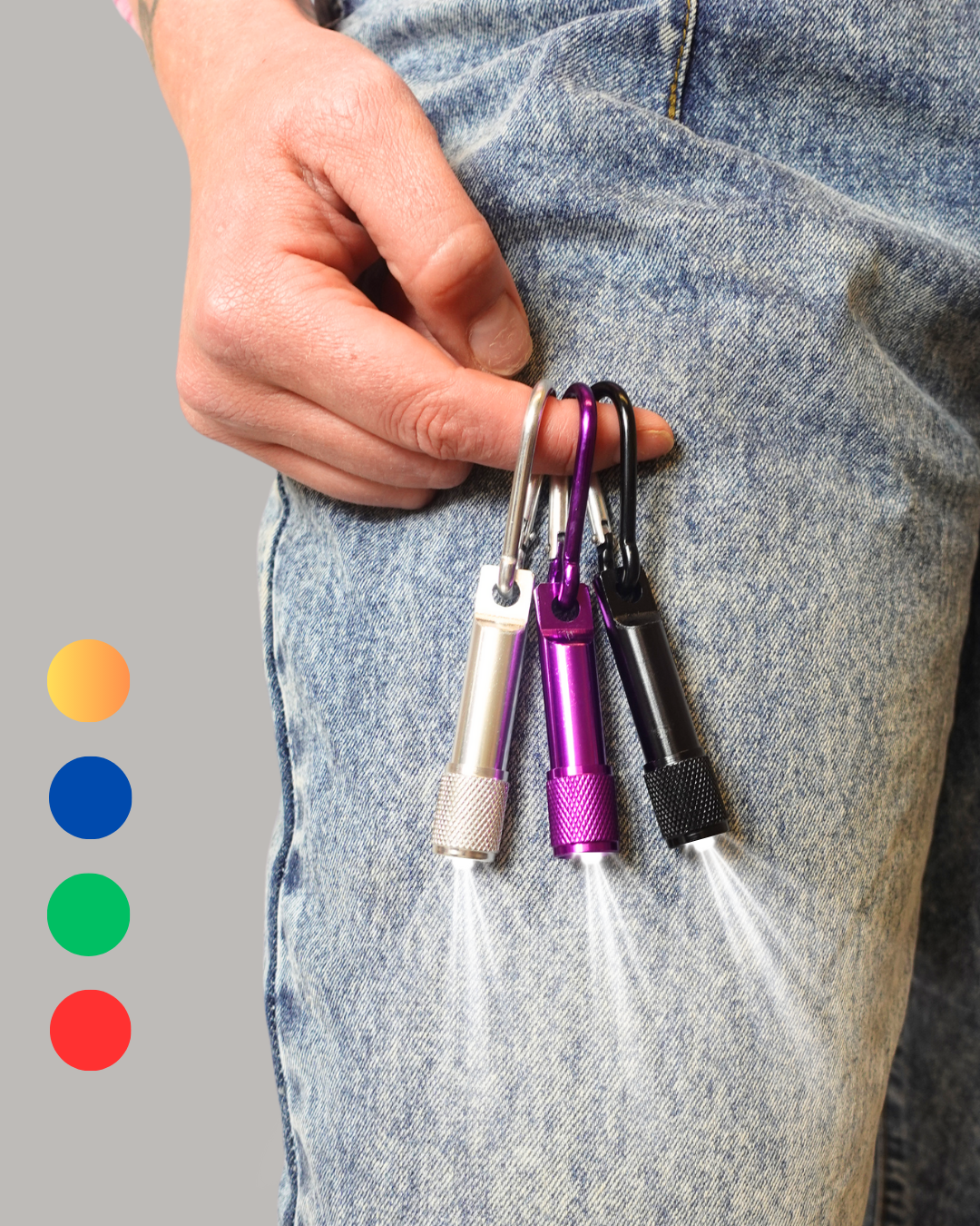 Mini Metal Clip On Twist Torches