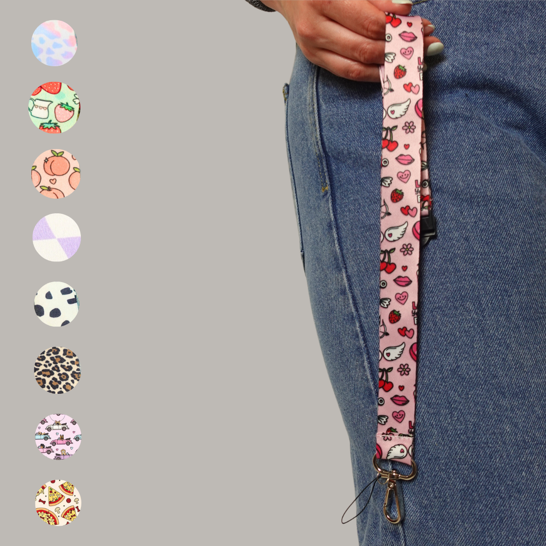 Satin Lanyard With Plastic Breakaway clip