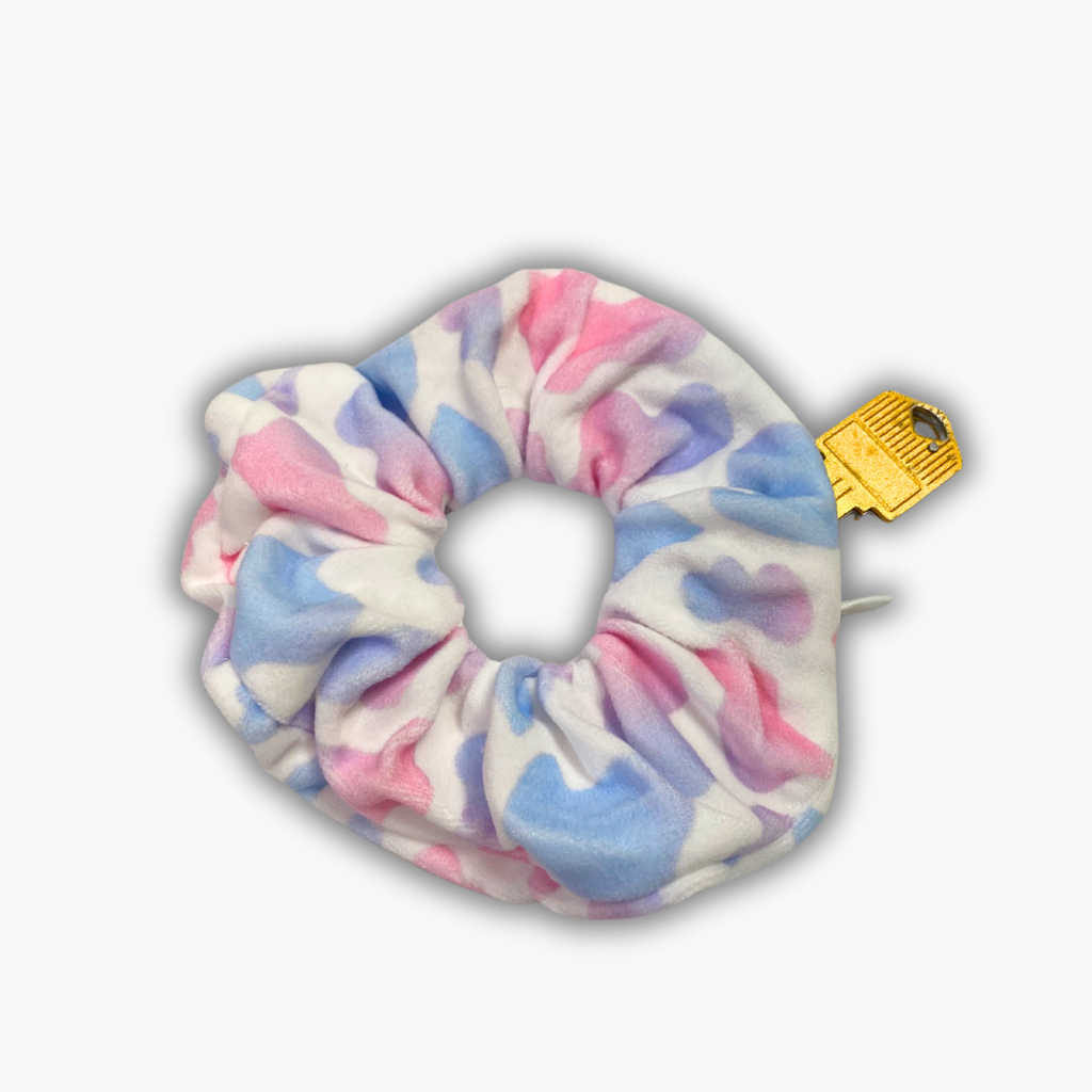 Multi-Moo Zip Safety Scrunchie