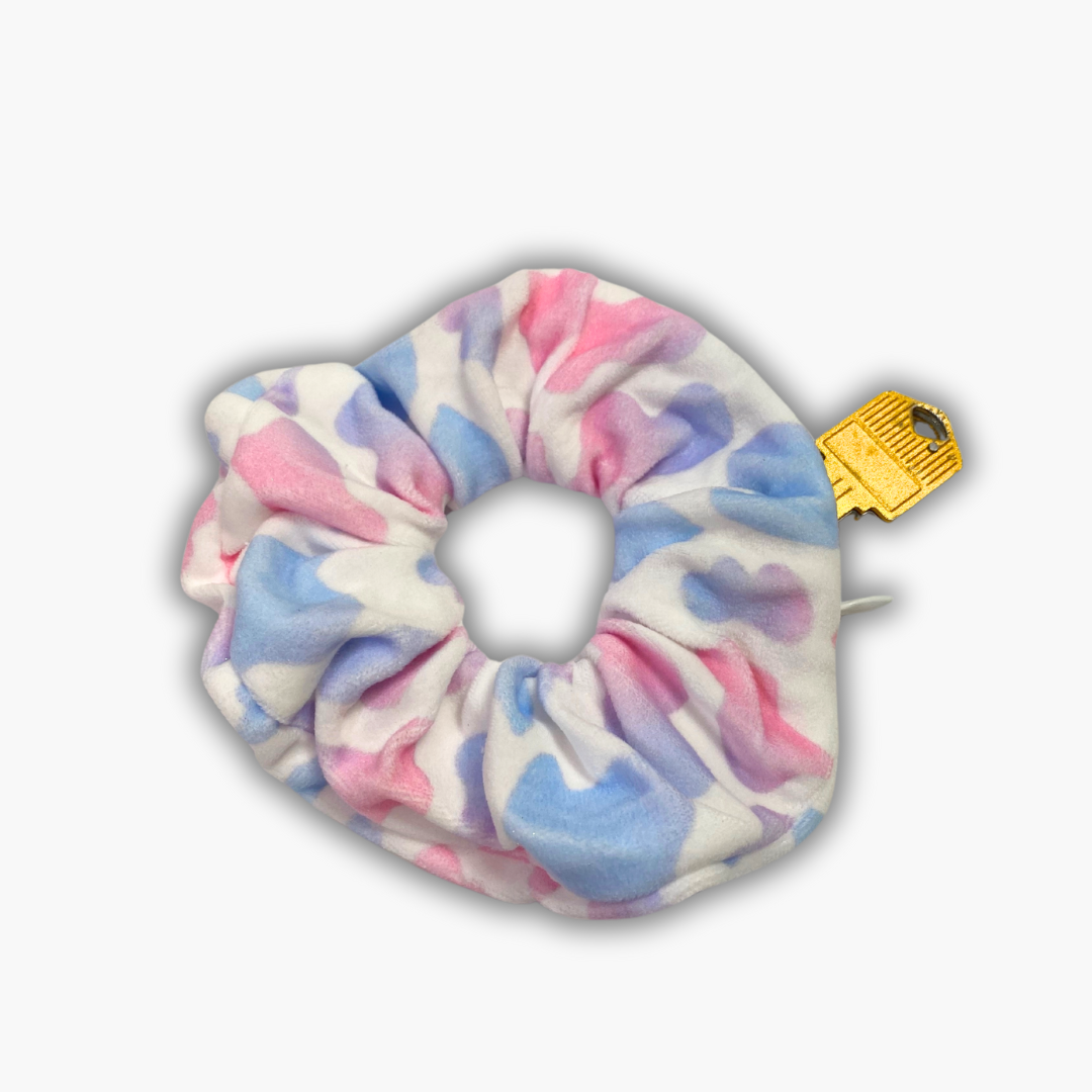 Multi-Moo Zip Safety Scrunchie
