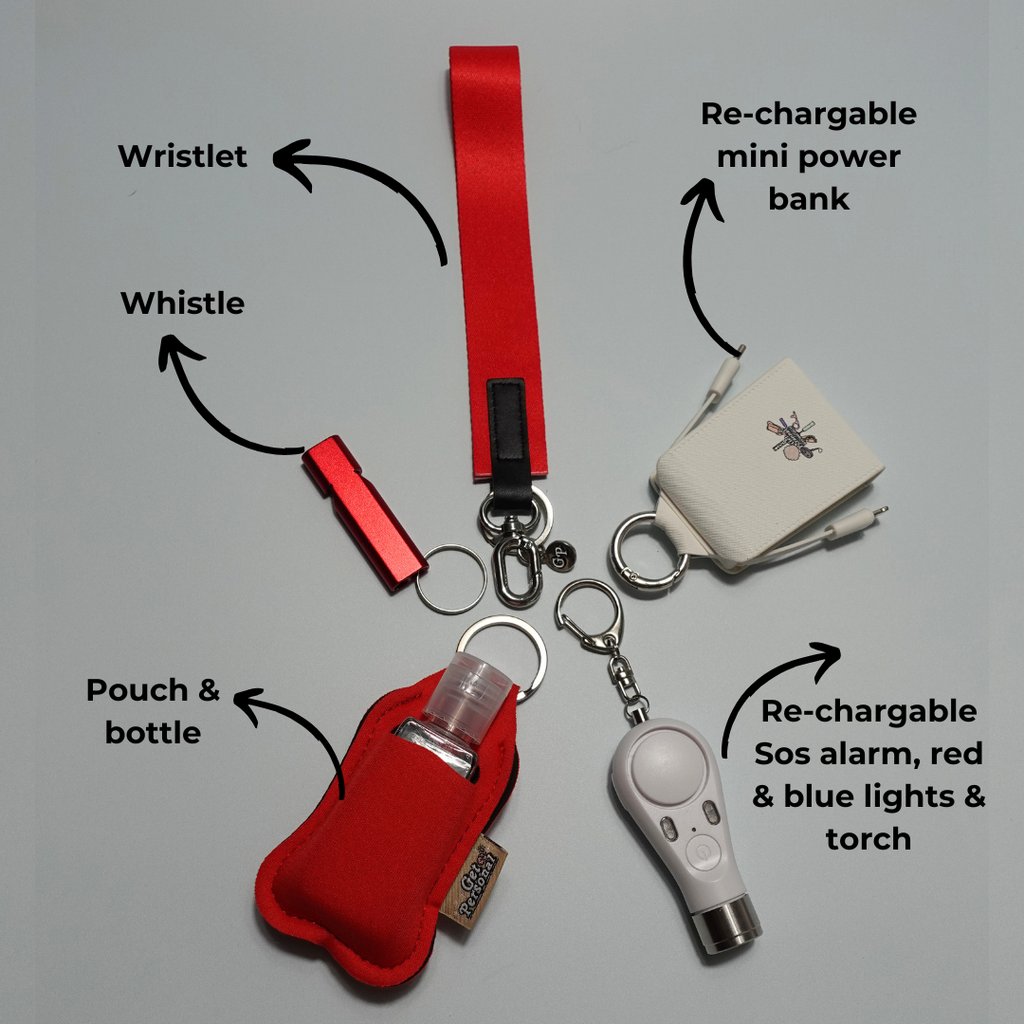 Night-Time Safety Keychain Set | Personal Safety Essentials for Everyday Protection