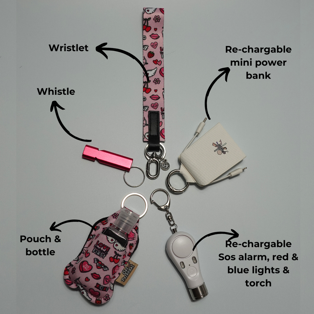 Night-Time Safety Keychain Set | Personal Safety Essentials for Everyday Protection