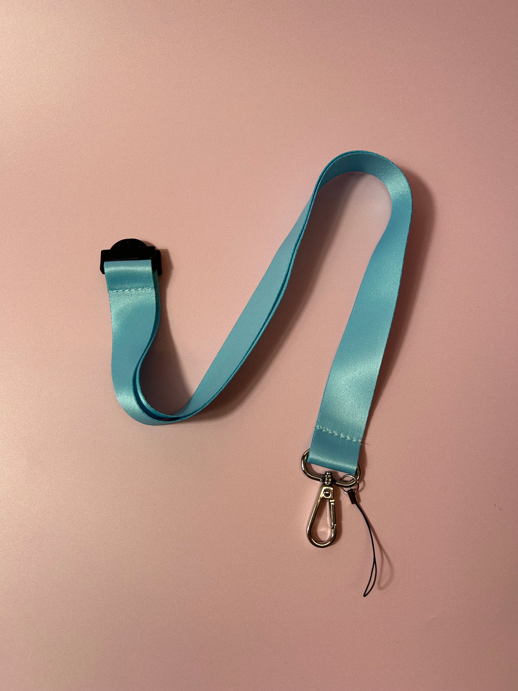 Satin Lanyard With Plastic Breakaway clip