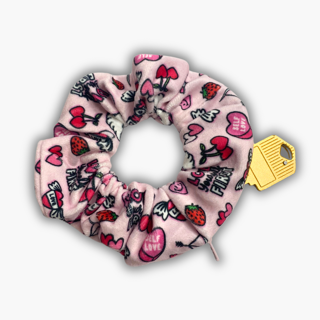 Self Love Club Zip Safety Scrunchie