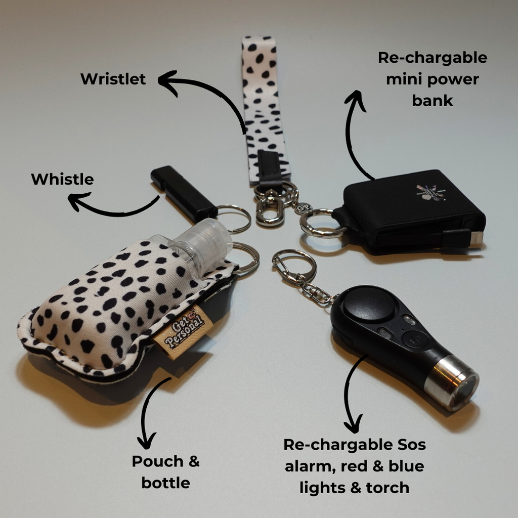 Night-Time Safety Keychain Set | Personal Safety Essentials for Everyday Protection