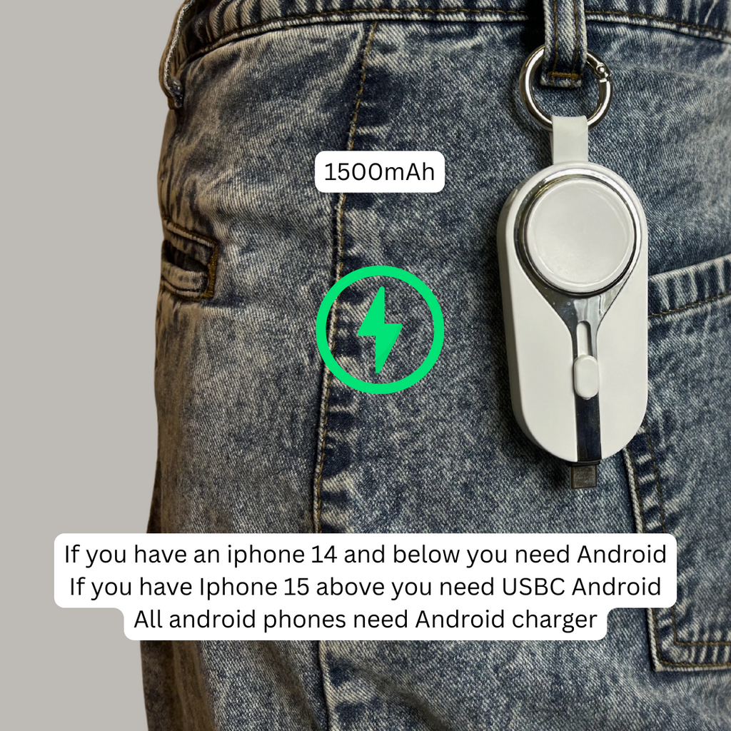 1500mAh Emergency Keyring Powerbank