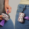 Cotton Zip Pet Poo Bag Holder with Clip