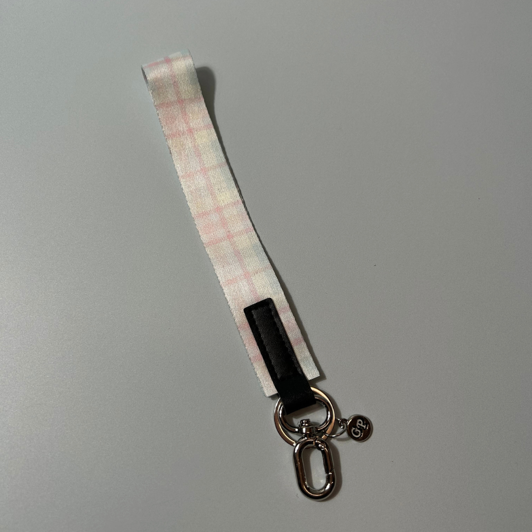 Cotton Candy wristlet collection - Satin Wristlet Keychain | Double Hook Wrist Strap for Keys & Accessories