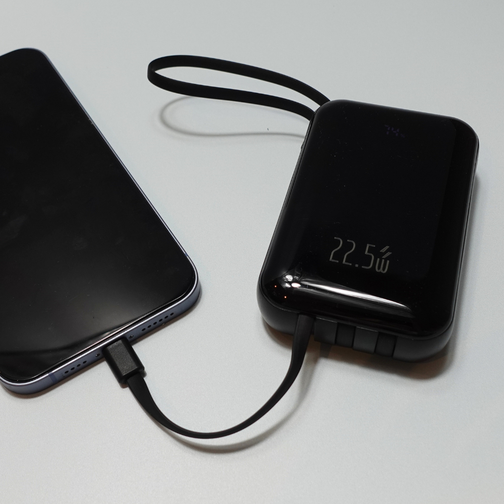 10,000mAh Power Bank | Fast-Charging Phone Charger with Torch &amp; Built-In USB Port