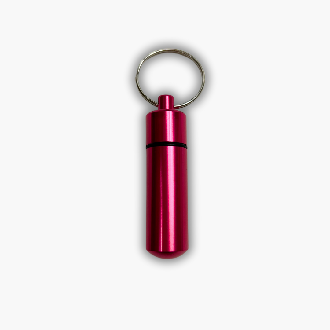 Keychain medication holder discount