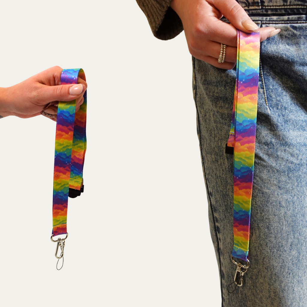 Satin Lanyard With Plastic Breakaway clip