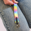 Satin Wristlet Keychain | Double Hook Wrist Strap for Keys &amp; Accessories