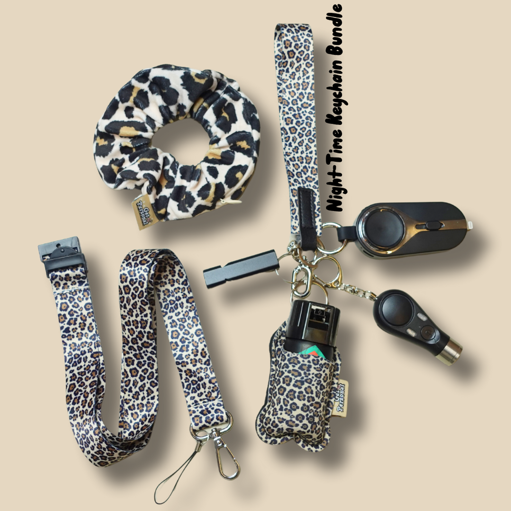 Fierce & fearless Night-Time Bundle UK Legal Safety Keychain Kits