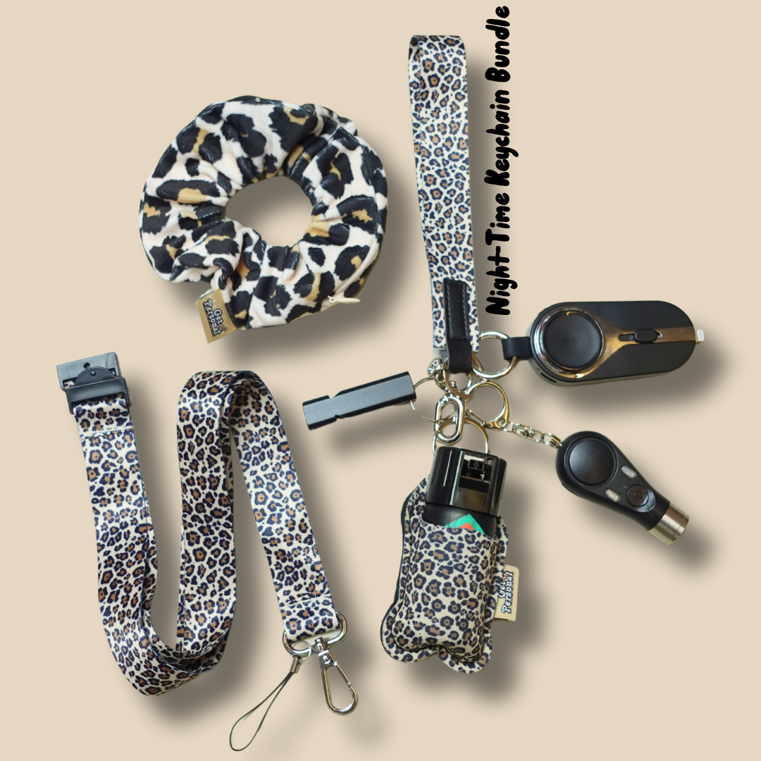 Fierce & fearless Night-Time Bundle UK Legal Safety Keychain Kits