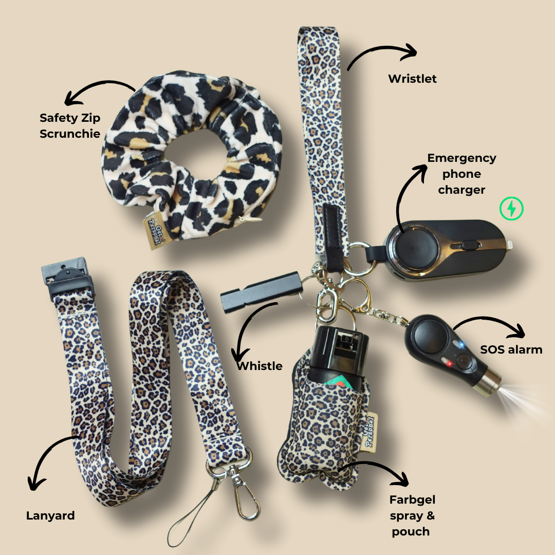 Fierce & fearless Night-Time Bundle UK Legal Safety Keychain Kits