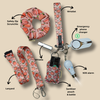 Peachy Perfect Night-Time Safety Keychain Set Bundle | Personal Safety Essentials (Worth £66.93)