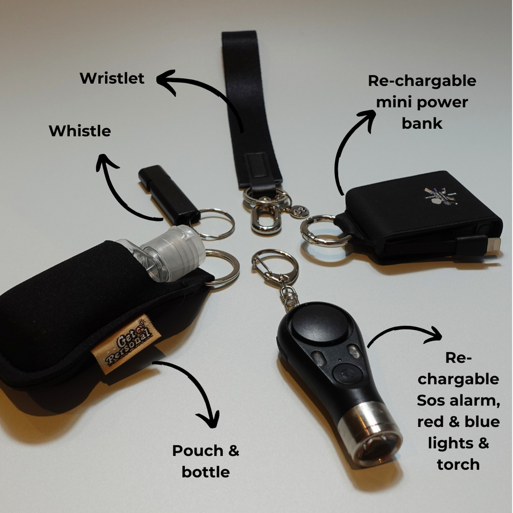 Night-Time Safety Keychain Bundle | Personal Safety Essentials for Everyday Protection (Worth £46.99)