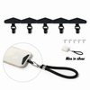 Pack of six - Phone Lanyard Attachments metal connecters