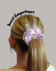 Groovy Check Zip Safety Scrunchie