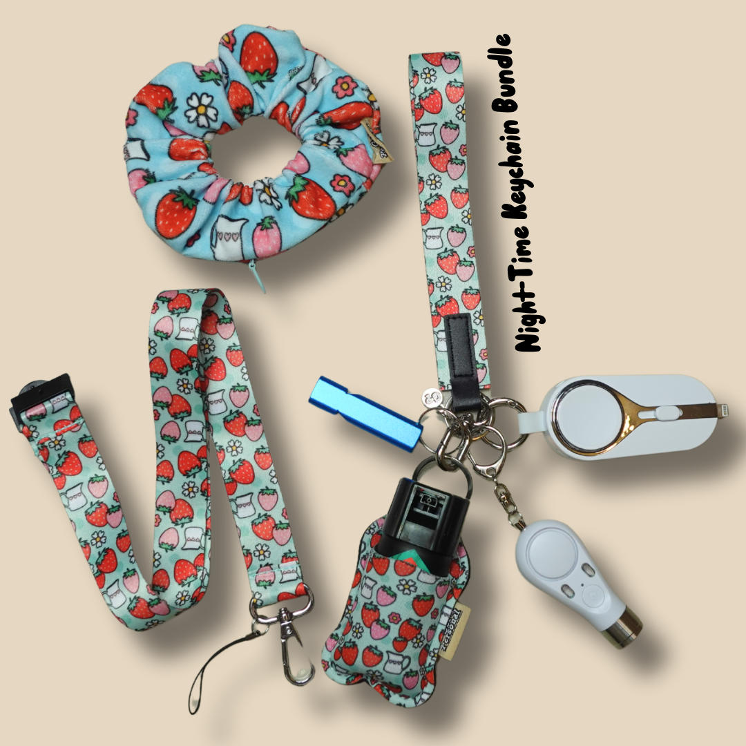 Strawberry Dream Night-Time Bundle UK Legal Safety Keychain Kits