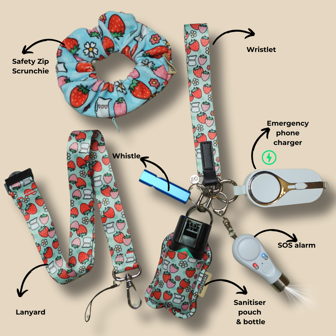 Strawberry Dream Night-Time Bundle UK Legal Safety Keychain Kits