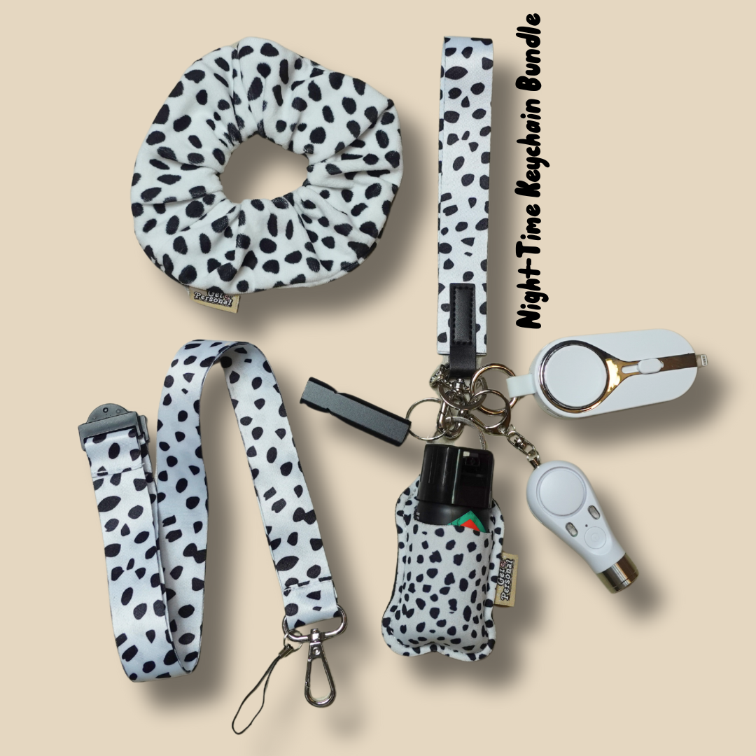 Dalmation Guard Night-Time Bundle UK Legal Safety Keychain Kits