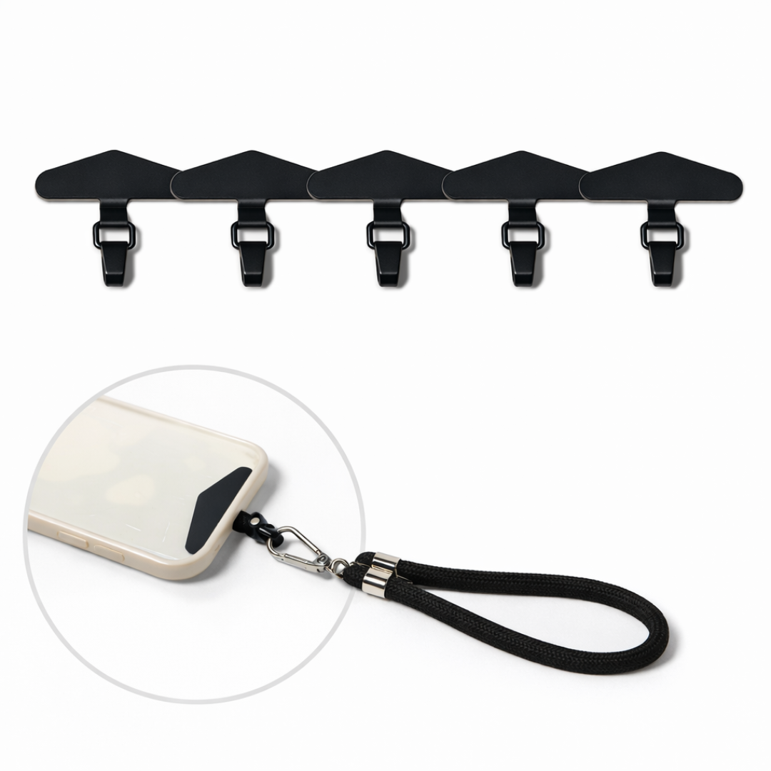 Pack of six - Phone Lanyard Attachments metal connecters