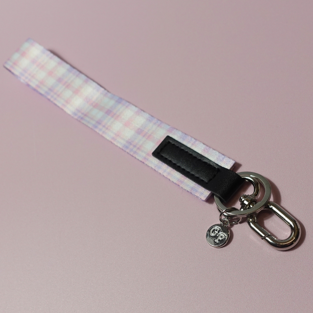 Satin Wristlet Keychain | Double Hook Wrist Strap for Keys &amp; Accessories