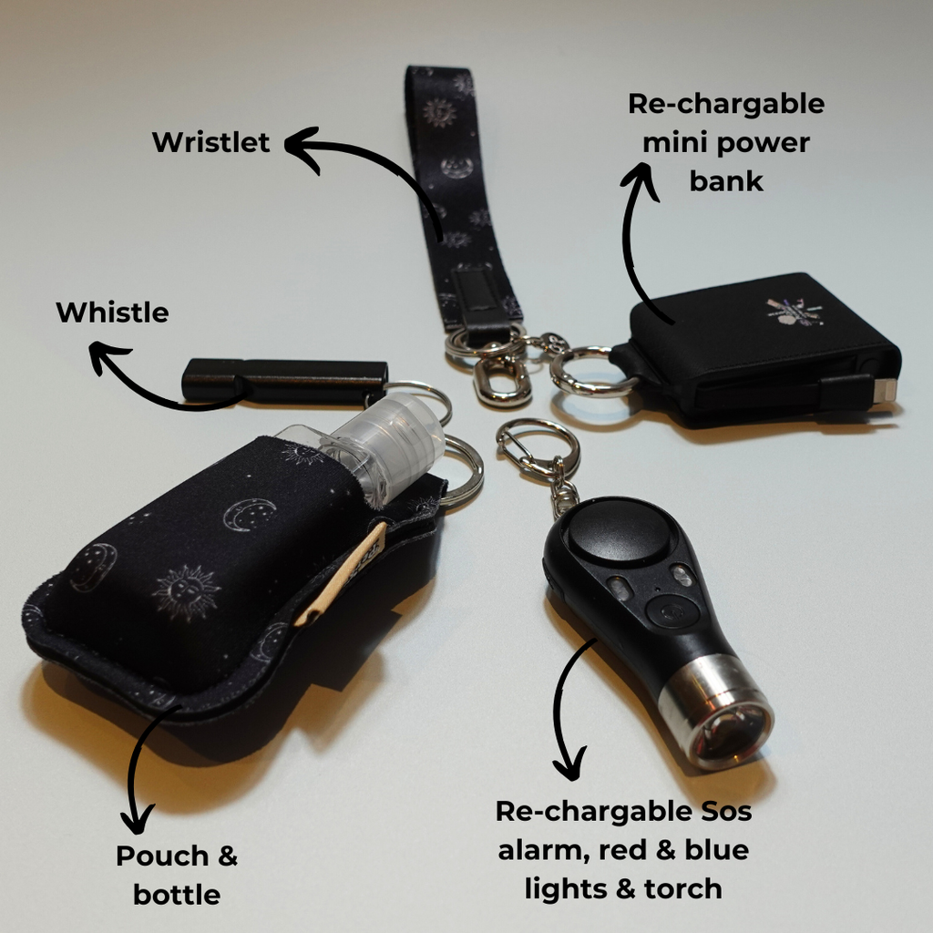 Night-Time Safety Keychain Set | Personal Safety Essentials for Everyday Protection