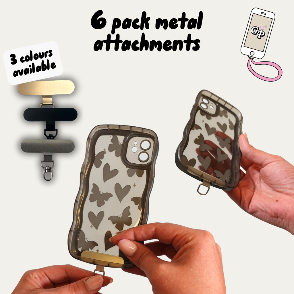 Universal pack of six - 360 Spin Durable Metal Attachment