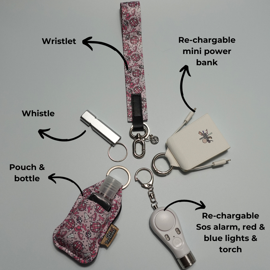 Night-Time Safety Keychain Set | Personal Safety Essentials for Everyday Protection