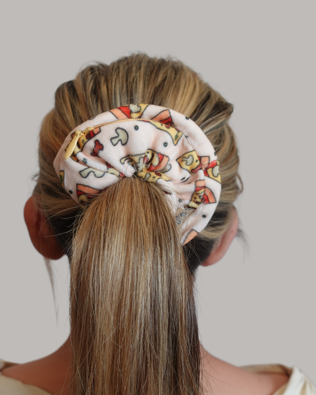 Bone Appetit Zip Safety Scrunchie
