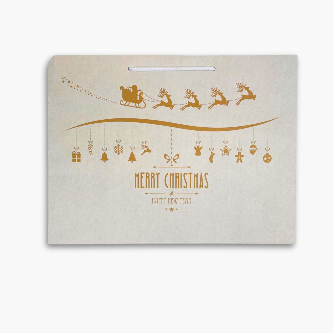 White Christmas Gift Bag