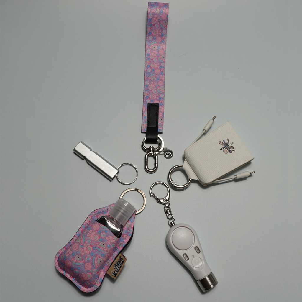 Night-Time Safety Keychain Set | Personal Safety Essentials for Everyday Protection