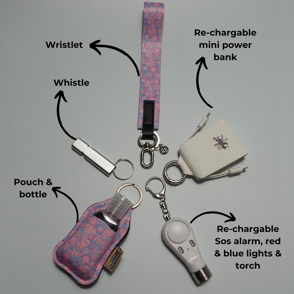 Night-Time Safety Keychain Set | Personal Safety Essentials for Everyday Protection