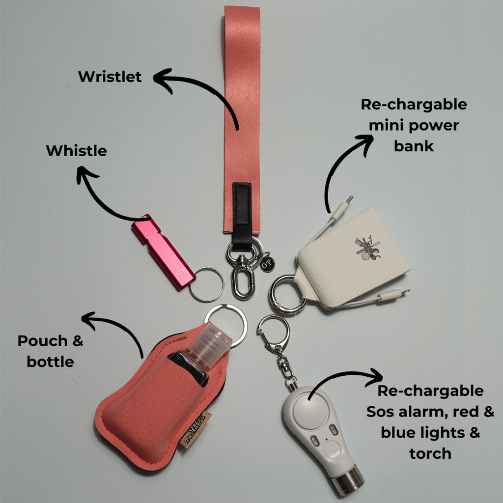 Night-Time Safety Keychain Bundle | Personal Safety Essentials for Everyday Protection (Worth £46.99)