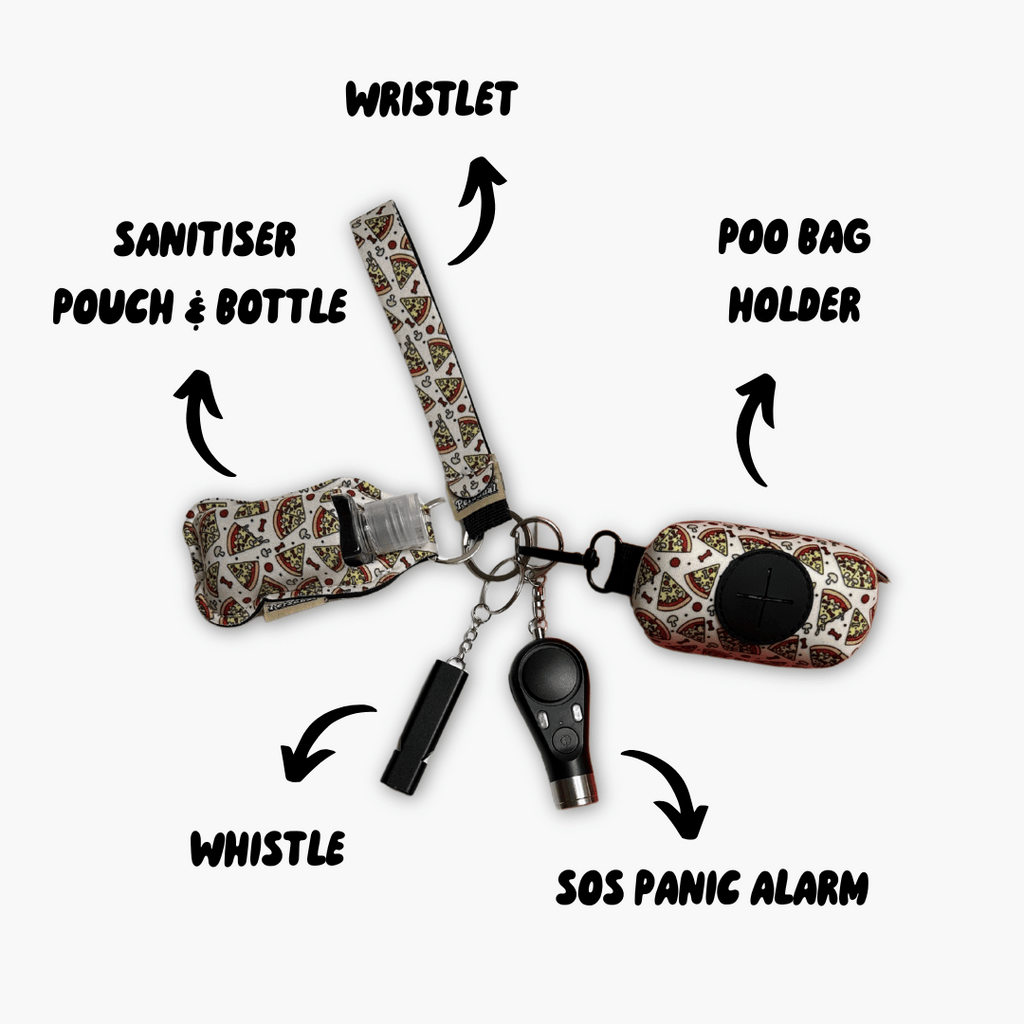 Bone Appetit UK Legal Dog Walking Keychain