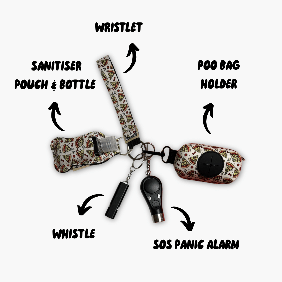 Bone Appetit UK Legal Dog Walking Keychain